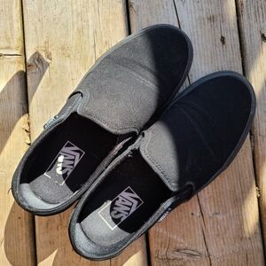 Vans Classic Black Slip-On Loafers